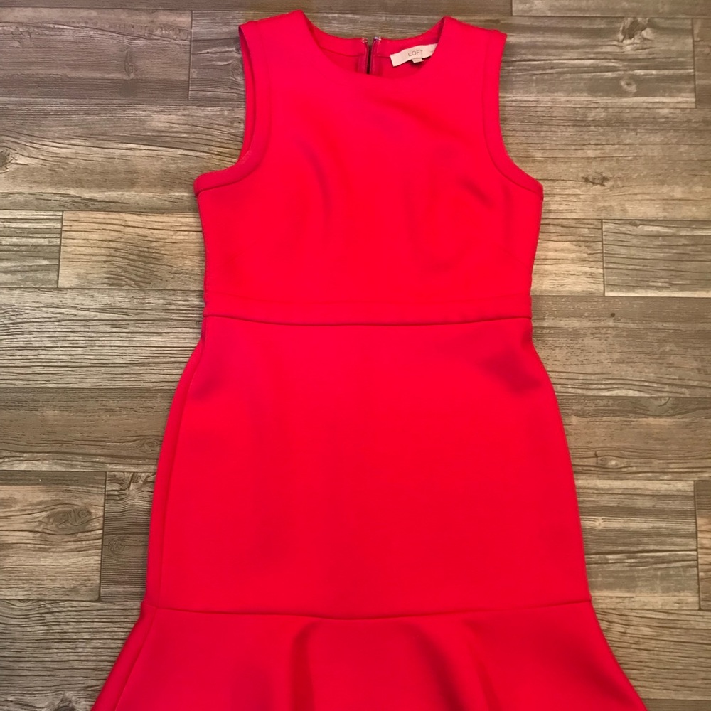 LOFT raspberry dress